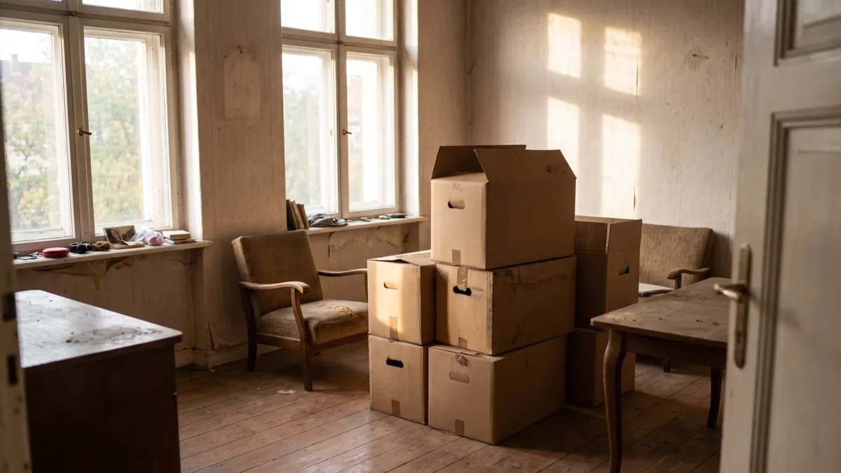 Haushaltsauflösung und Entrümpelung einer Wohnung